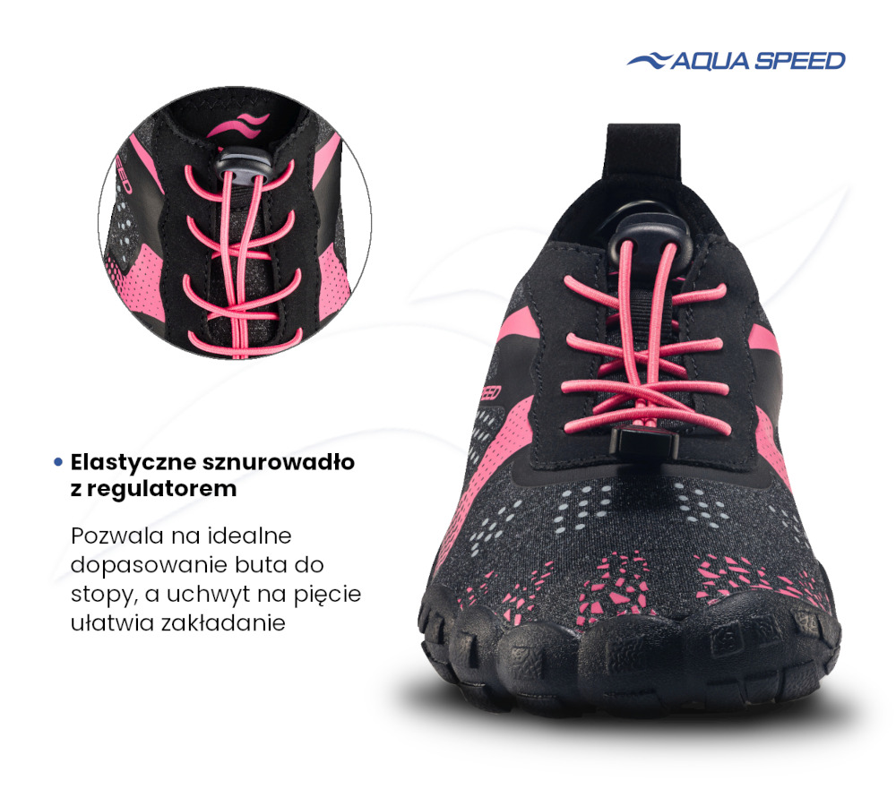 Obrazek przedstawia cechę produktu - elastyczność sznurowadeł 