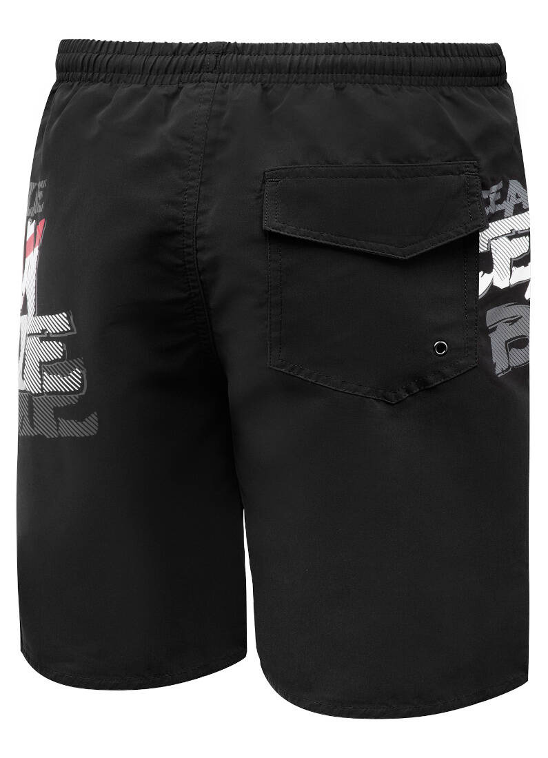 Swim shorts DAVID 07 black KIDS \ Boy's beach shorts Tytuł sklepu zmienisz w dziale