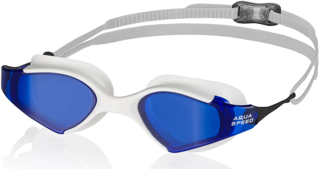 Swimming goggles BLADE 51 white / silver / blue lens ALL