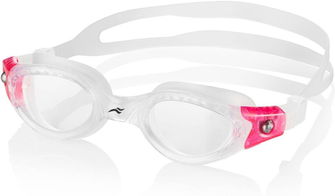 Swimming goggles PACIFIC 63 transparent / pink / clear lens ALL