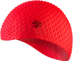 Silikonowy czepek pływacki na długie włosy Aqua Speed  Bubble 31 - czerwony 