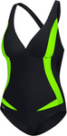 Kostium kąpielowy podkreśląjacy sylwetkę Aqua Speed Greta 01 - czarny