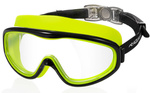 Panoramiczne gogle pływackie dla dorosłych Tivano 38 - zielone  - bezbarwne szkła 