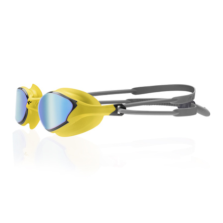 Swimming goggles Aqua Speed Vortex Mirror + Case 38 - yellow