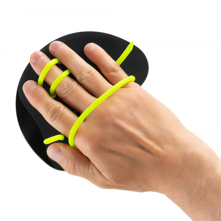 Wiosełka do pływania Aqua Speed Finger Paddles Black