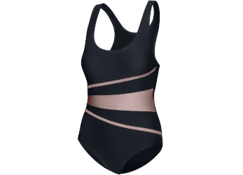 Jednoczęściowy kostium pływacki z miseczką Aqua Speed Stella Lady  07 - czarny