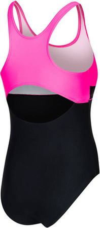 Girls' swimsuit Emily 19 - black and pink