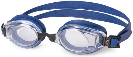Okulary pływackie korekcyjne z materiałów z recyklingu Aqua Speed Lumina Reco 10 - granatowe - bezbarwne szkła 
