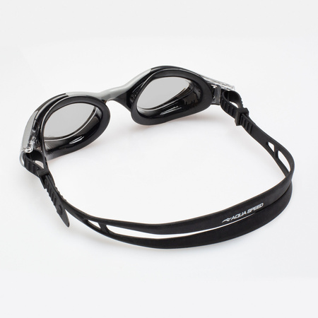 Aqua Speed Aquilo 23 Swimming Goggles – Black & Grey