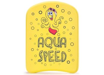 Kickboard for kids Aqua Speed Kiddie Octopus 31 cm - yellow