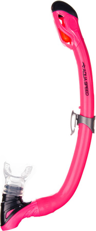 Snorkeling set for kids Enzo + Samos 03 + mesh bag - pink 