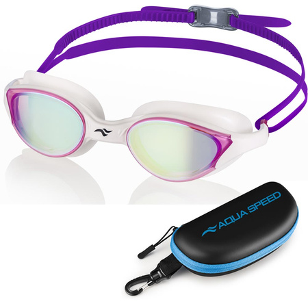 Zestaw Open Water - boja pomarańczowa i okulary pływackie + Etui Vortex od AQUA SPEED