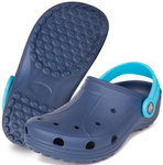 Zabudowane klapki basenowe chodaki dla dzieci Aqua Speed Lima 10 - granatowe 