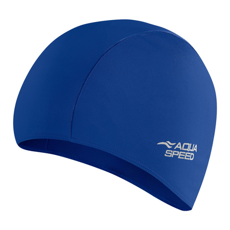Czepek pływacki POLYESTER CAP 02 - niebieski 