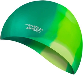 Multicolor silicone swim cap Aqua Speed Bunt 63 - kolorowy