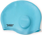 Czepek pływacki na uszy Aqua Speed Ear Cap Comfort  02 - błękitny