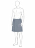  Sauna Towel Tunic Bath Kilt AQUA SPEED 26 - grey