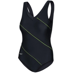 One-piece swimming costume with cups AQUA SPEED Sophie 01 - black