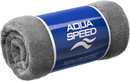 Szybkoschnący ręcznik z mikrofibry DRY SOFT 03 50x100 - szary