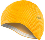 Lateksowy czepek pływacki na długie włosy Aqua Speed Bombastic 75 - pomarańczowy 