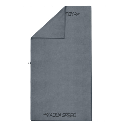 Quick drying microfiber towel DRY SOFT 03 70x140 - grey