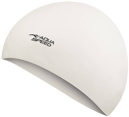 Lateksowy czepek pływacki Aqua Speed Soft Latex 05 - biały