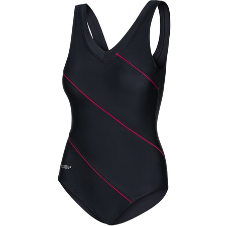 Jednoczęściowy kostium pływacki z miseczkami Aqua Speed Sophie 16 - czarny