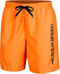 Męskie szorty kąpielowe z siateczką Aqua Speed Owen 75 - pomarańczowe