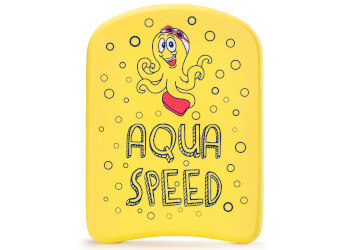 Deska do nauki pływania dla dzieci Aqua Speed Kiddie Octopus 31 cm - żółta