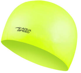 Czepek pływacki silikonowy Aqua Speed Mega 18 - żółty