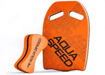 AQUA SPEED Wave kickboard + figure eight learning board set 75