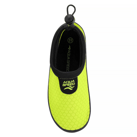 Children's water shoes with drawstring Aqua Shoe 30 kol.18 – yellow and black