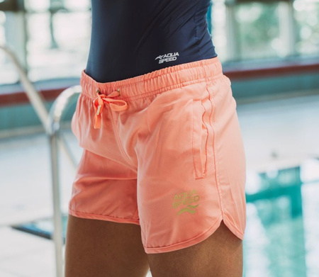 Damskie szorty kąpielowe Aqua Speed Lexi 03 - łososiowe