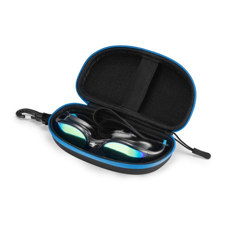 Swimming goggles Aqua Speed Vortex Mirror + Case 07 - black 
