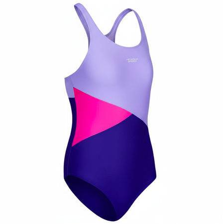 Girls' swimsuit Pola 48 - purple-pink