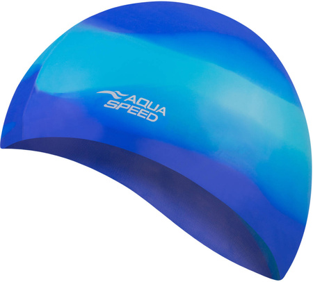 Multicolor silicone swim cap BUNT 83
