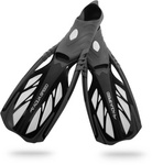 Płetwy kaloszowe do snorkelingu Aqua Speed Inox 05 - białe