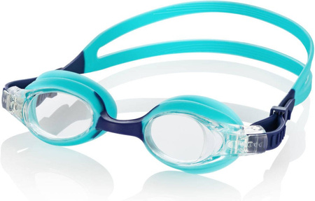Okulary pływackie Aqua Speed Amari 42 - turkusowe - bezbarwne szkła