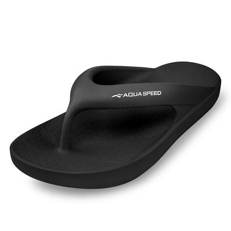 Piankowe klapki japonki basenowe Aqua Speed Malaga 07 - czarne 