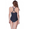 Silhouette enhancing swimsuit Aqua Speed Greta 03 - graphite