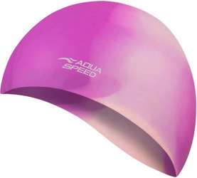Pink silicone swim cap Aqua Speed Bunt 65 