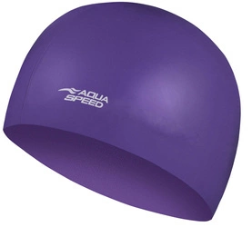 Czepek pływacki silikonowy Aqua Speed Mega 9 - fioletowy