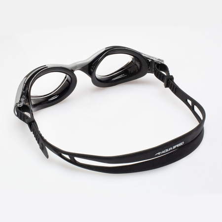Aqua Speed Aquilo 26 Swimming Goggles – Black & Grey