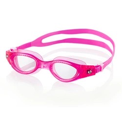 Okulary pływackie Aqua Speed Pacific Jr 03 - różowe - bezbarwne szkła