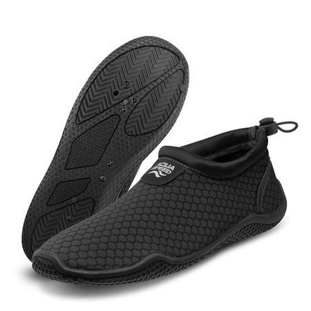 Water shoes with drawstring Aqua Shoe 30 kol.07–black