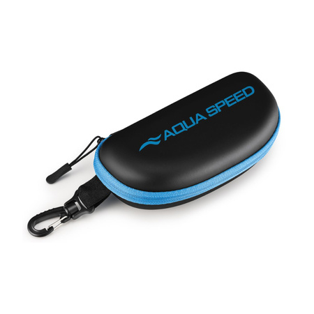 Lustrzane okulary pływackie Aqua Speed Vortex Mirror  + Etui 07 - czarne