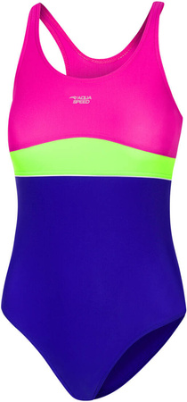 Girl's swimsuit Emily 93- purple and pink