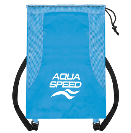 Pojemny worek na plecy Aqua Speed Mesh Backpack 02 - niebieski 