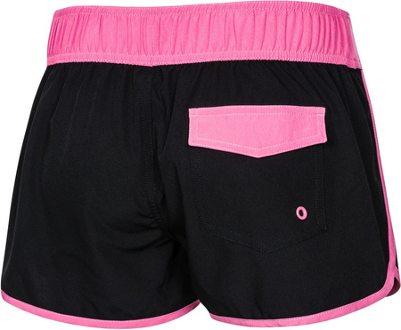 Women's swimming shorts Viki 136 - black-pink