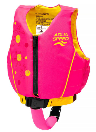 Swim vest for children Swim Star Aqua Speed 04 - pink